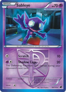 Sableye PLF-49 Rare Good Englisch Reverse Holo
