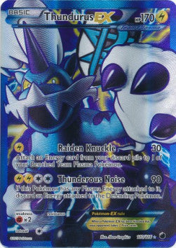 Thundurus EX PLF-110 Ultra Rare EX Englisch