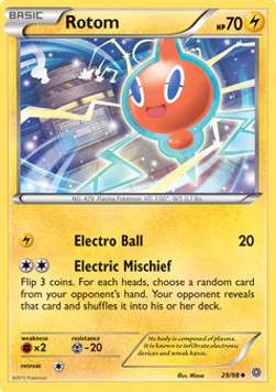 Rotom AOR-29 Uncommon Light Played Deutsch Reverse Holo