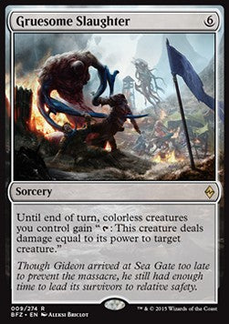 Gruesome Slaughter BFZ-9 Rare Near Mint Englisch