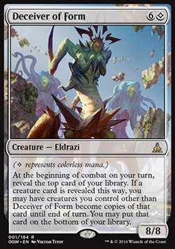 Deceiver of Form OGW-1 Rare Excellent Englisch