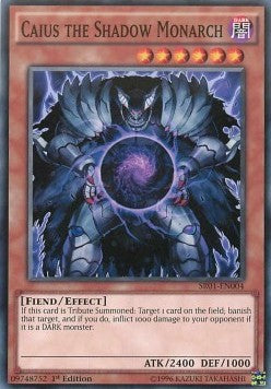Caius der Schattenmonarch SR01-004 Common Excellent Deutsch