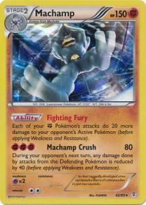 Machomei GEN-42 Holo Rare Poor Deutsch Reverse Holo
