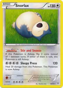 Snorlax GEN-58 Rare Good Englisch Reverse Holo