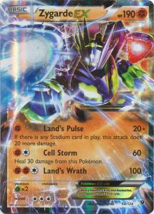 Zygarde EX FCO-54 Ultra Rare Good Deutsch