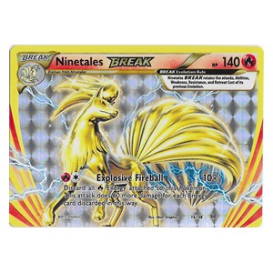 Ninetales BREAK EVO-16 Holo Rare Poor Englisch