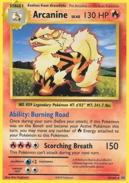 Arcanine EVO-18 Rare Near Mint Englisch