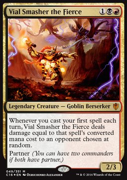Vial Smasher the Fierce C16-49 Mythic Excellent Englisch Foil
