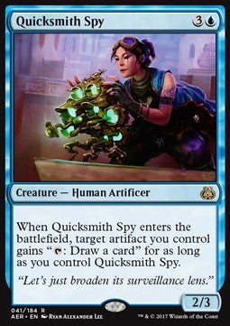 Quicksmith Spy AER-41 Rare Excellent Englisch