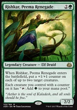 Rishkar, Peema Renegade AER-122 Rare Good Englisch Foil