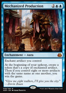 Mechanized Production AER-38 Mythic Excellent Englisch