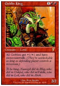 Goblinkönig 7ED-190 Rare Excellent Deutsch