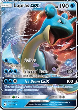 Lapras GX SUM-35 Ultra Rare Played Deutsch