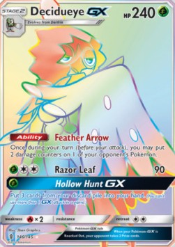 Decidueye GX GRI-146 Secret Rare Poor Englisch
