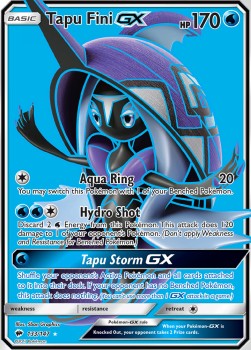 Tapu Fini GX BUS-133 Ultra Rare Excellent Deutsch