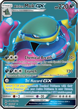 Alolan Sleimok GX BUS-138 Ultra Rare Near Mint Deutsch