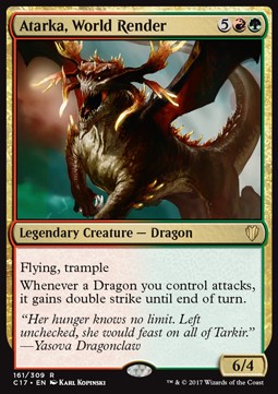 Atarka, World Render C17-161 Rare Excellent Englisch