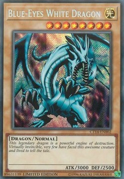 Blauäugiger w. Drache CT14-002 Secret Rare Excellent Deutsch