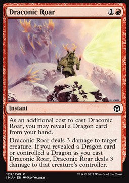 Draconic Roar IMA-123 Common Near Mint Englisch