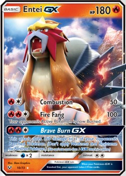 Entei GX SLG-10 Ultra Rare Good Deutsch