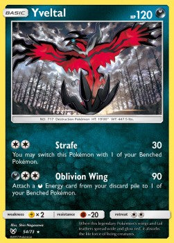 Yveltal SLG-54 Holo Rare Near Mint Englisch