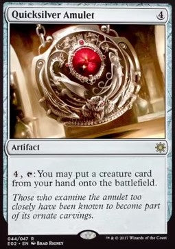 Quicksilver Amulet E02-44 Rare Good Englisch