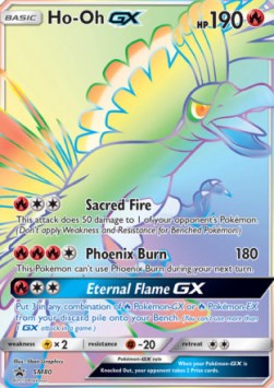 Ho-Oh GX SM-80 Promo Light Played Englisch