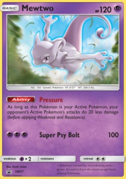 Mewtwo SM-77 Promo Good Englisch