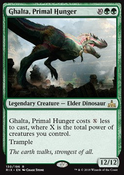 Ghalta, Primal Hunger RIX-130 Rare Near Mint Englisch Foil