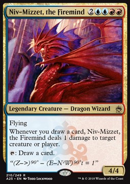 Niv-Mizzet, the Firemind A25-210 Rare Excellent Englisch Foil