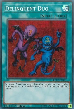 Verbrecher-Duo LCKC-DE101 Secret Rare Excellent Deutsch 1. Auflage