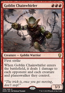 Goblin-Kettenschwingerin DOM-129 Rare Near Mint Deutsch
