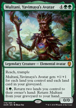 Multani, Yavimaya's Avatar DOM-174 Mythic Near Mint Englisch