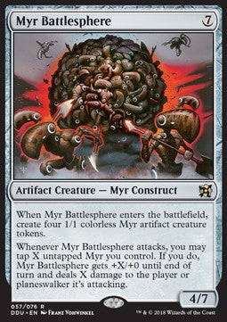 Myr Battlesphere DDU-57 Rare Near Mint Englisch