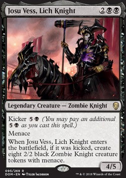 Josu Vess, Lich-Ritter DOM-95 Rare Near Mint Deutsch