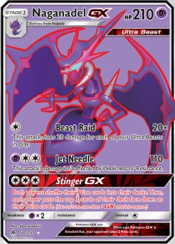 Naganadel GX FLI-121 Ultra Rare Excellent Englisch