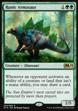 Runic Armasaur M19-200 Rare Excellent Englisch