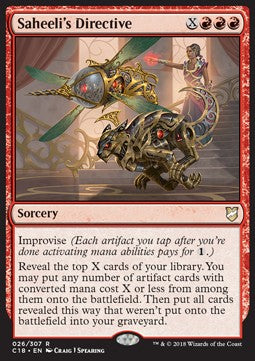 Saheeli's Directive C18-26 Rare Excellent Englisch