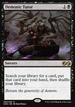 Demonic Tutor UMA-93 Rare Near Mint Englisch Foil