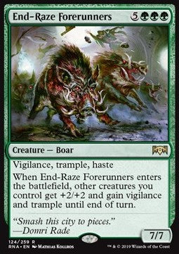 End-Raze Forerunners RNA-124 Rare Excellent Englisch Foil
