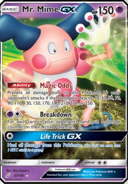 Mr. Mime GX TEU-67 Ultra Rare Poor Deutsch