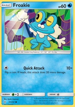 Froxy UNB-51 Common Light Played Deutsch Reverse Holo