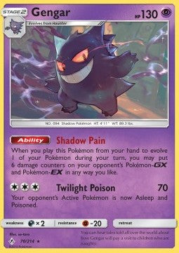 Gengar UNB-70 Rare Excellent Deutsch