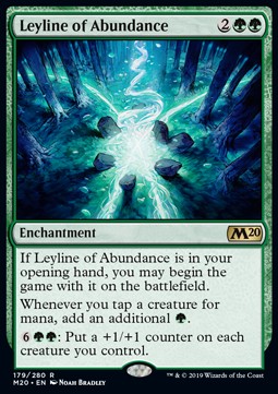 Leyline of Abundance M20-179 Rare Near Mint Englisch