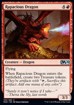 Rapacious Dragon M20-153 Uncommon Near Mint Englisch