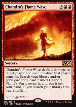 Chandra's Flame Wave XM20-295 Rare Excellent Englisch
