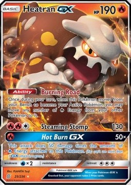 Heatran GX UNM-25 Ultra Rare Near Mint Deutsch