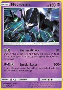 Necrozma UNM-101 Rare Excellent Deutsch Reverse Holo