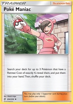 Pokémaniac UNM-204 Uncommon Good Deutsch Reverse Holo
