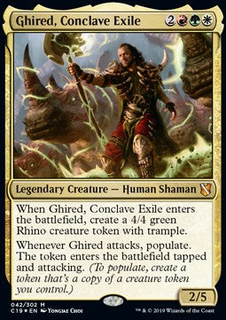 Ghired, Conclave Exile C19-42 Mythic Good Englisch Foil